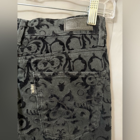 Levi's Women Black Mid Rise Skinny Pants Size 27 - Picture 10 of 10